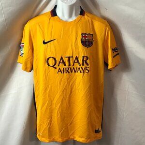 Nike Barcelona FCB 2015 #1 Activewear Athletic Sport Cut Soccer Jersey